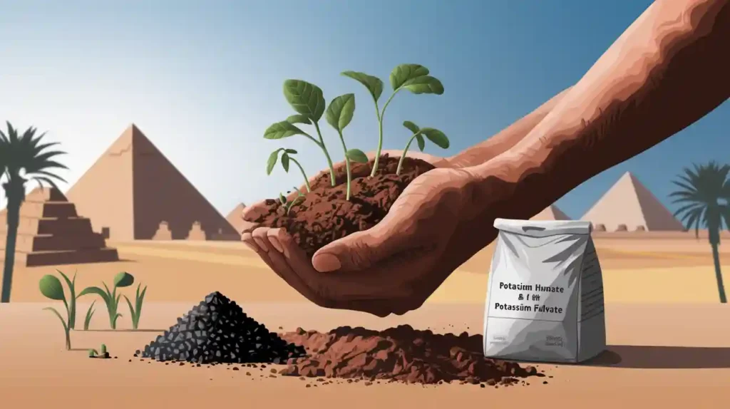 Potassium humate and potassium fulvate for the Egypt market