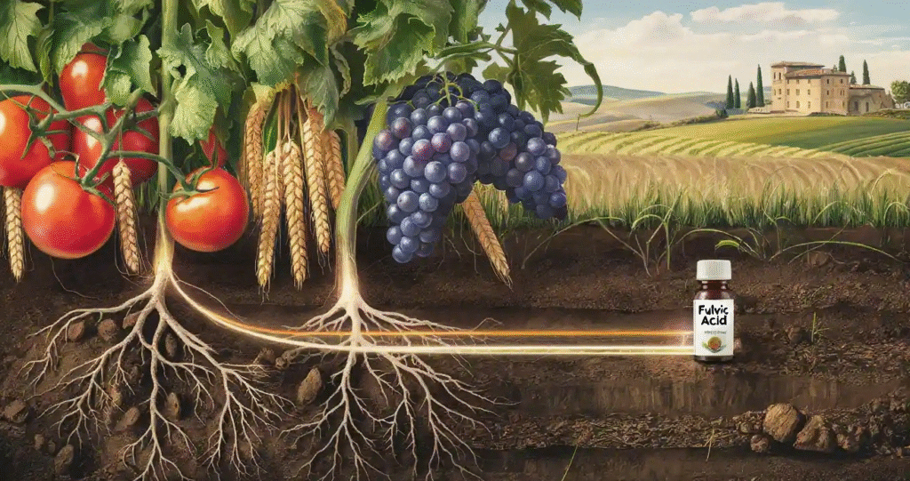 How Fulvic Acid Enhances Nutrient Uptake in Italian Crops