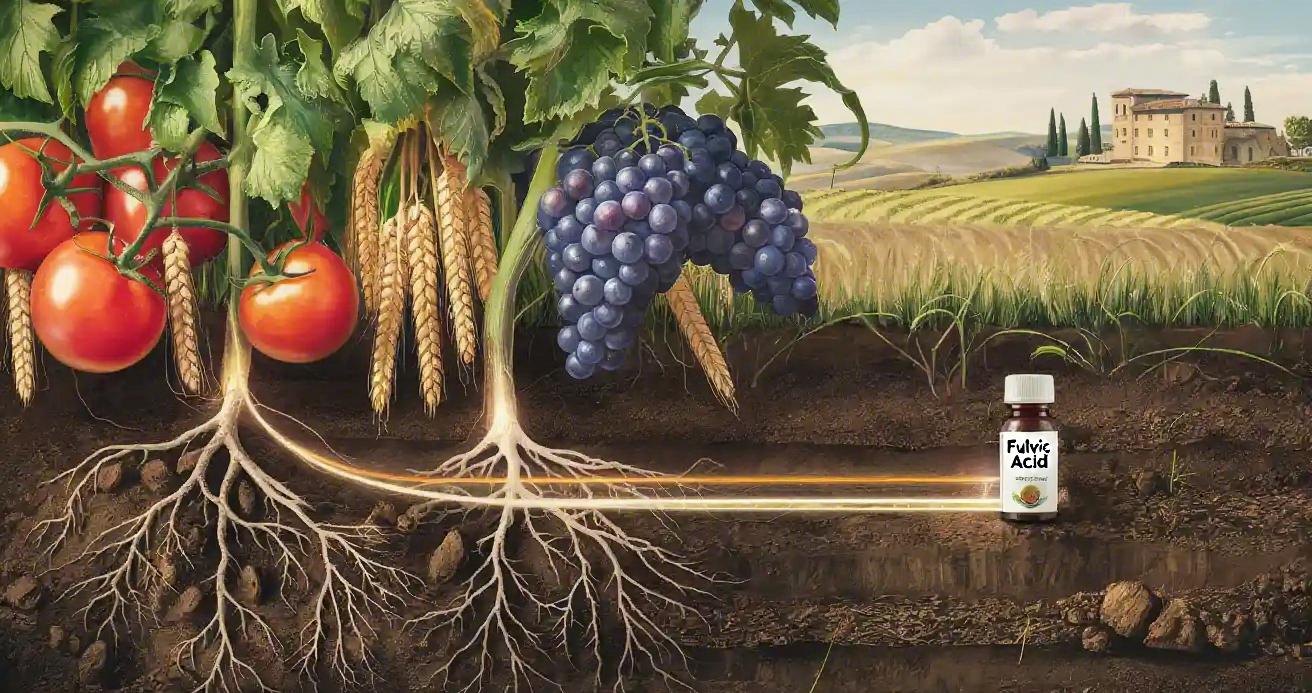 How Fulvic Acid Enhances Nutrient Uptake in Italian Crops