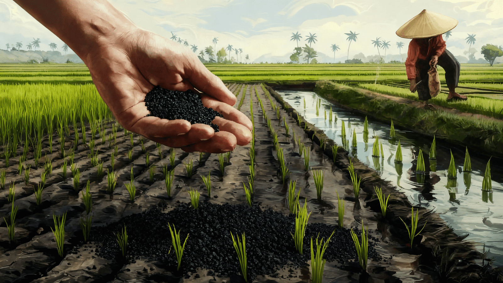 Humate fertilizer used in Thailand